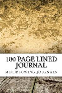 100 Page Lined Journal