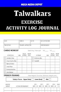 Talwalkars Exercise Activity Log Journal