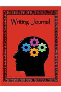 Writing Journal, 160 Lined pages, White paper, Glossy Finish, 8.5''x 11''