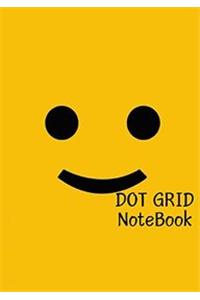 Dot Grid Notebook: Smiley Face