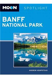 Moon Spotlight Banff National Park