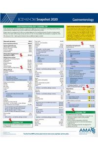 ICD-10-CM 2020 Snapshot Coding Card: Gastroenterology