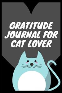 Gratitude Journal for Cat Lover