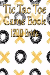 Tic Tac Toe Game Book 1200 Grids