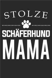 Schäferhund: Notizbuch/Tagebuch/Aufgabenheft/120 Seiten/Gepunktete Seiten,6x9 Zoll