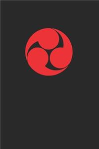 Shinto Japanese Religion Symbol 120 Page Notebook Lined Journal for Shintoists