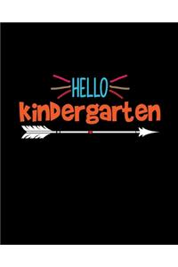 Hello Kindergarten: Teacher Appreciation Notebook Or Journal