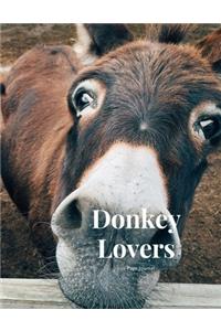 Donkey Lovers 100 page Journal