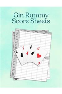 Gin Rummy Score Sheets