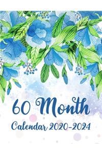 60 Month Calendar 2020-2024