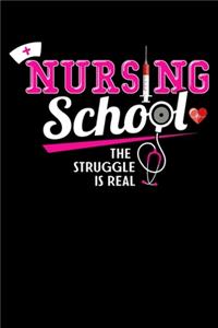 Nursing School The Struggle Is Real: Fishing Log Book And Journal For A Fisherman Or For Kids To Record Fishing Trips And Experiences of e.g. Bass Fishing Or Fly Fishing (6 x 9; 120 Pag