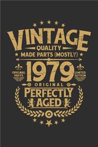 Vintage Quality Made Parts (Mostly) 1979 Original Perfectly Aged Original Parts Limited Edition
