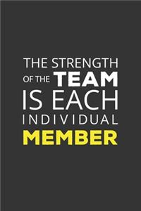 The Strength of the Team is each Individual Member