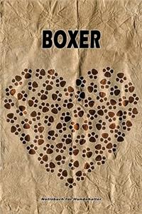 Boxer Notizbuch für Hundehalter