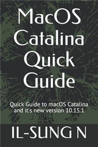 MacOS Catalina Quick Guide