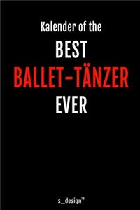 Kalender für Ballet-Tänzer