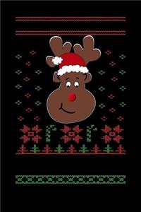 Christmas Reindeer Notebook