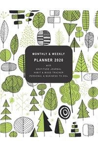 Monthly & Weekly Planner 2020