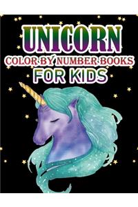 Unicorn Color By Number Books For Kids
