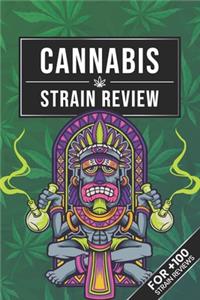 Cannabis Marijuana Weed Strain Review Log Book Journal Notebook - High Jungle King