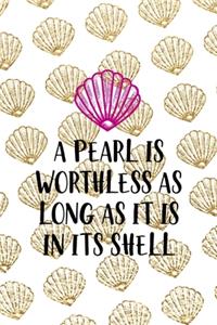 A Pearl Is Worthless As Long As It Is In Its Shell