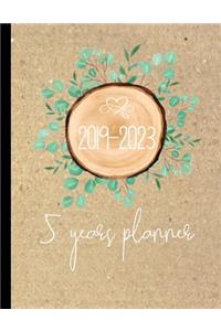 5 Year Planner: 2019 - 2023 Five Year Monthly Planner at a Glance 60 Month Planner the Happy Planner