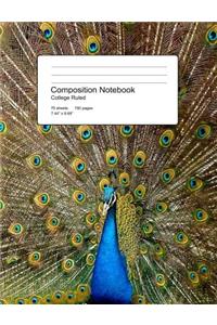 Peacock Composition Notebook