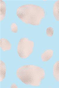 Cute Pattern Rose Gold Sketchbook 1