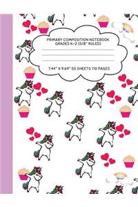 Primary Composition Notebook Grades K-2 (5/8