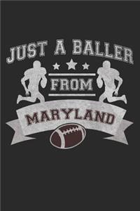 Just a Baller from Maryland Football Player Journal