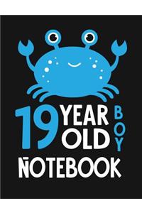 19 Year Old Boy Notebook