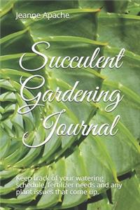 Succulent Gardening Journal