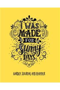 Garden Journal And Planner