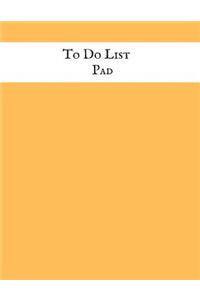 To Do List Pad