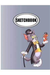 Sketchbook : Tom and Jerry 01: 120 Pages of 8.5 x 11 Blank Paper for Drawing, Doodling or Sketching (Sketchbooks)