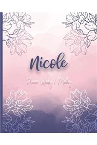 Nicole, Planner Weekly / Monthly