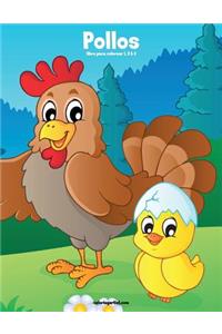 Pollos libro para colorear 1, 2 & 3
