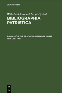 Erscheinungen der Jahre 1979 und 1980