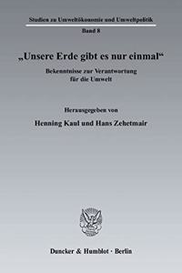 Unsere Erde Gibt Es Nur Einmal