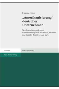 Amerikanisierung' Deutscher Unternehmen