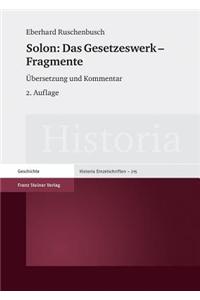 Solon: Das Gesetzeswerk - Fragmente