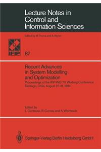 Recent Advances in System Modelling and Optimization