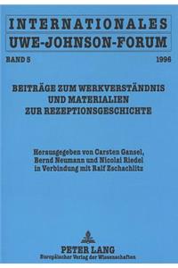 Internationales Uwe-Johnson-Forum. Band 5 (1996)