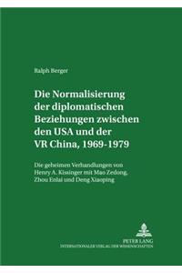 Normalisierung Der Diplomatischen Beziehungen Zwischen Den USA Und Der VR China, 1969-1979