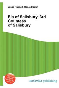 Ela of Salisbury, 3rd Countess of Salisbury