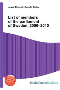 List of Members of the Parliament of Sweden, 2006-2010