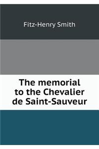 The memorial to the Chevalier de Saint-Sauveur