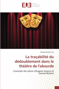 traçabilité du dédoublement dans le théâtre de l'absurde