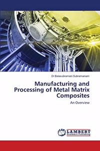 Manufacturing and Processing of Metal Matrix Composites