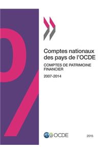 Comptes nationaux des pays de l'OCDE, Comptes de patrimoine financier 2015